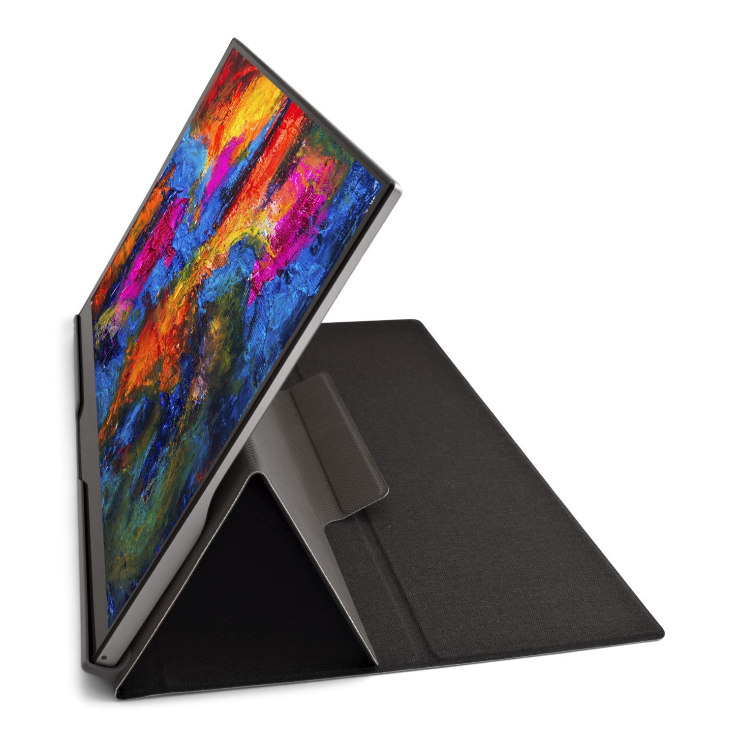 V7 Monitor de pantalla táctil portátil USB-C de 15,6p plata
