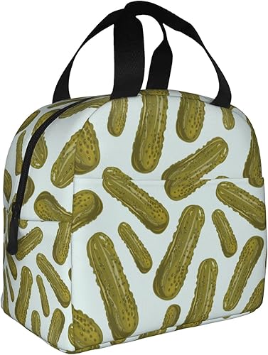 VOOHDDY Bolsa de almuerzo con aislamiento para mujer, reutilizable, impermeable, portátil, enfriadora, térmica, para trabajo, oficina, picnic,