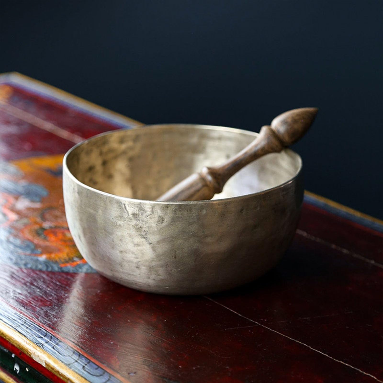 Set di campane tibetane antiche per meditazione, yoga, guarigione consapevole