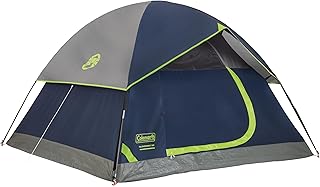 Sundome Camping Tent with Rainfly, 2/3/4/6 Person Tent Sets Up in 10 Mins, Weatherproof Tent for Camping, Festivals, Backyard, Sleepovers, & More