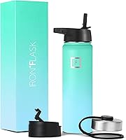 Vista 114 de IRON °FLASK Frasco de hidratación para acampar y senderismo con boquilla, botella de agua deportiva de acero inoxidable con aislamiento de boca