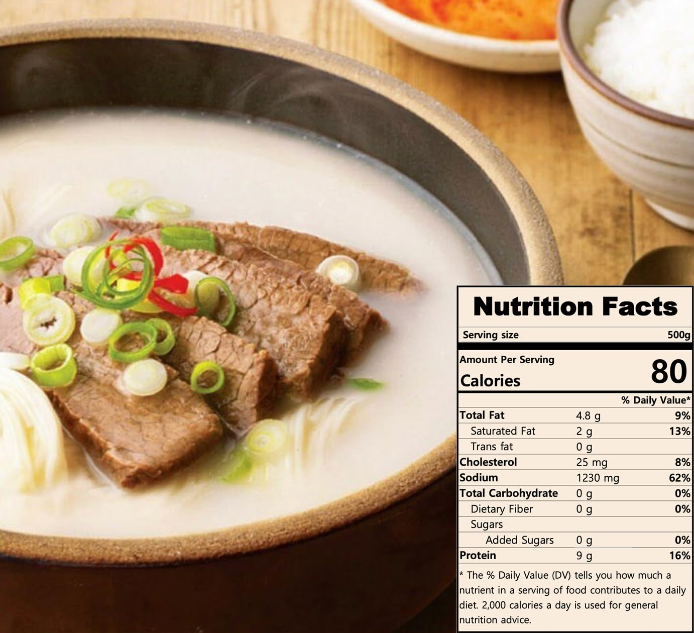 Amazon.com : Korean Instant Food Traditional Seolleongtang Stew