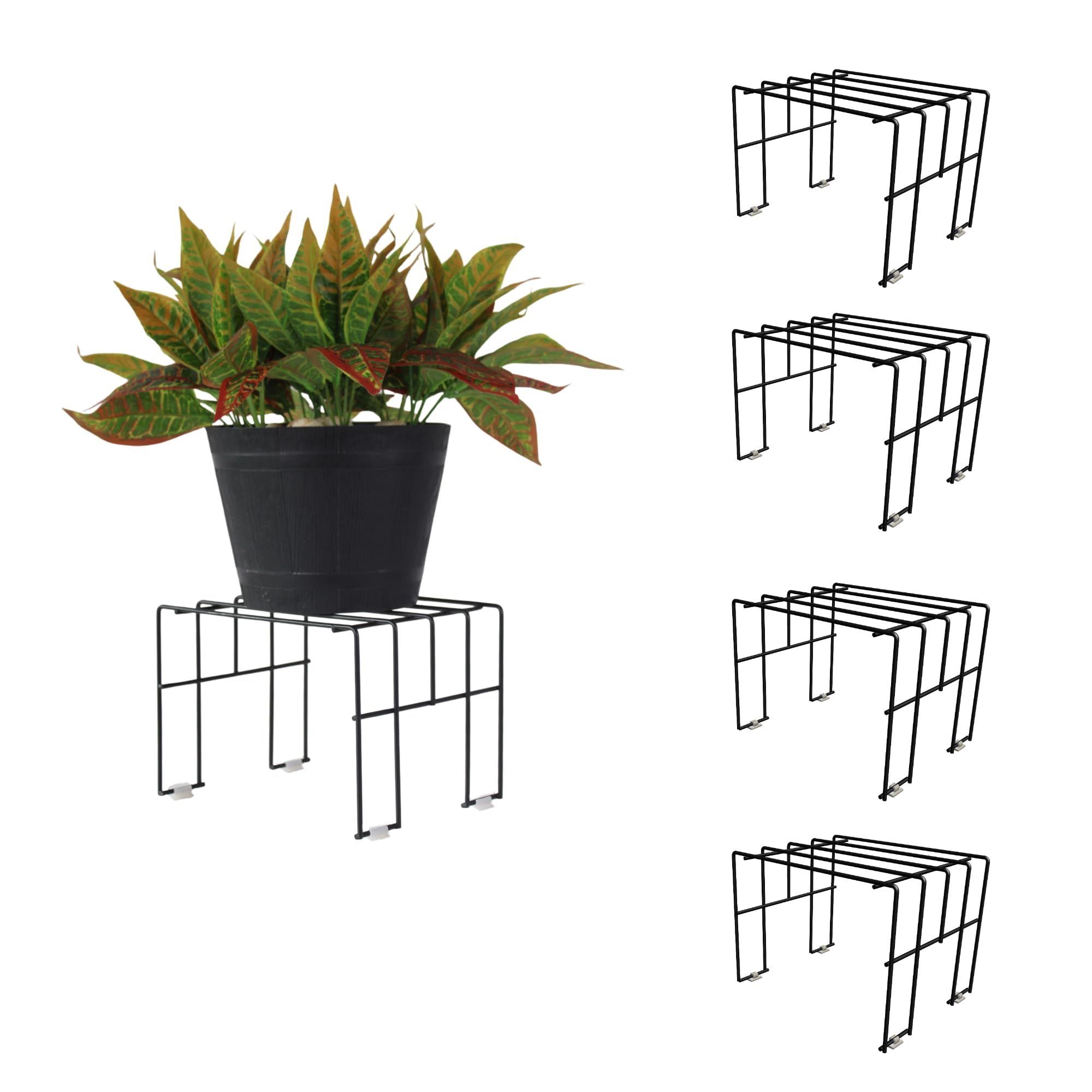 Meshable Moso Plant Stand - Stylish Balcony Display -9
