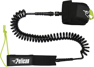 Pelican Boats -SUP Premium Unisex Ankle Leash – PS1543 - Stand up Paddle Board Hook-and-Loop System with Comfortable Neoprene Padding at Ankle