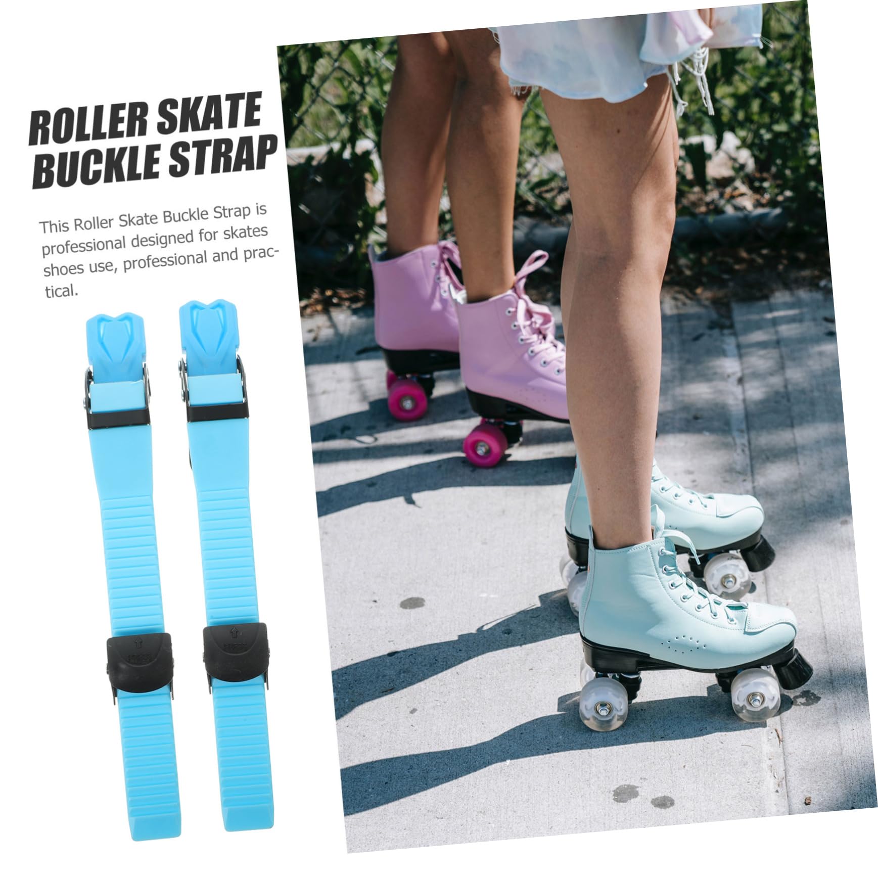 Anneome Skate Lace Tightener Roller Skate Accessories 2 Pieces for Skating Shoes