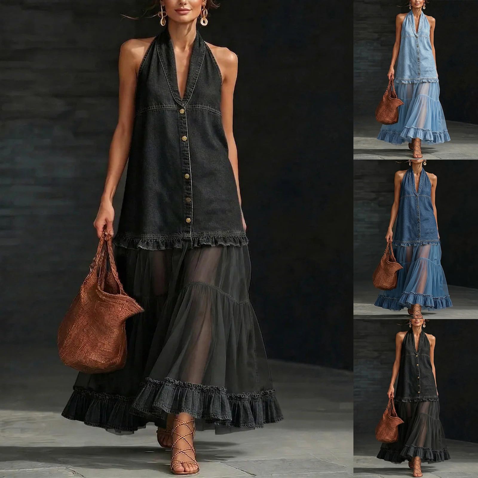 Gilet in jeans da donna, elegante, slavato, taglie forti, con cappuccio, casual, estivo, primavera, abbottonatura, giacca per le mezze stagioni