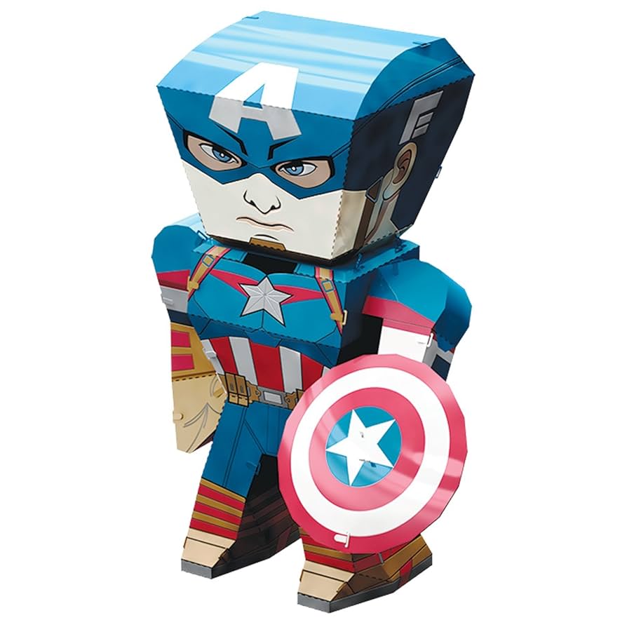 アメコミ Marvel Captain America Model Kit Amazon.com: Fascinations Metal Earth Marvel Legends Captain