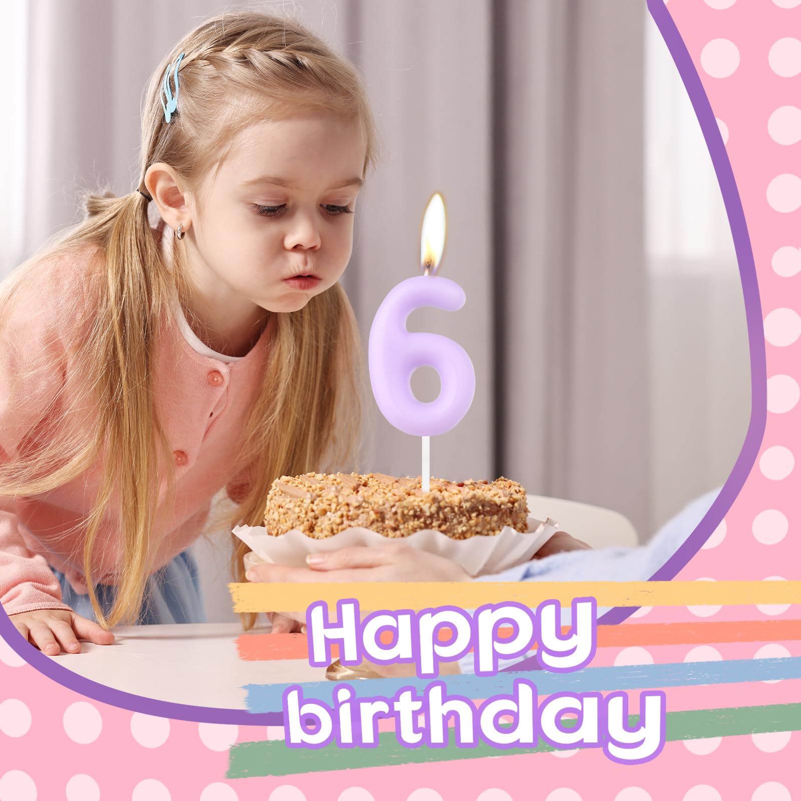 Bougies D'anniversaire, En Forme De Chiffre 8, 3D, Dorées