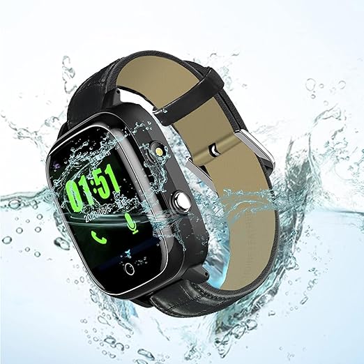 Montre intelligente pour personnes âgées avec bouton d