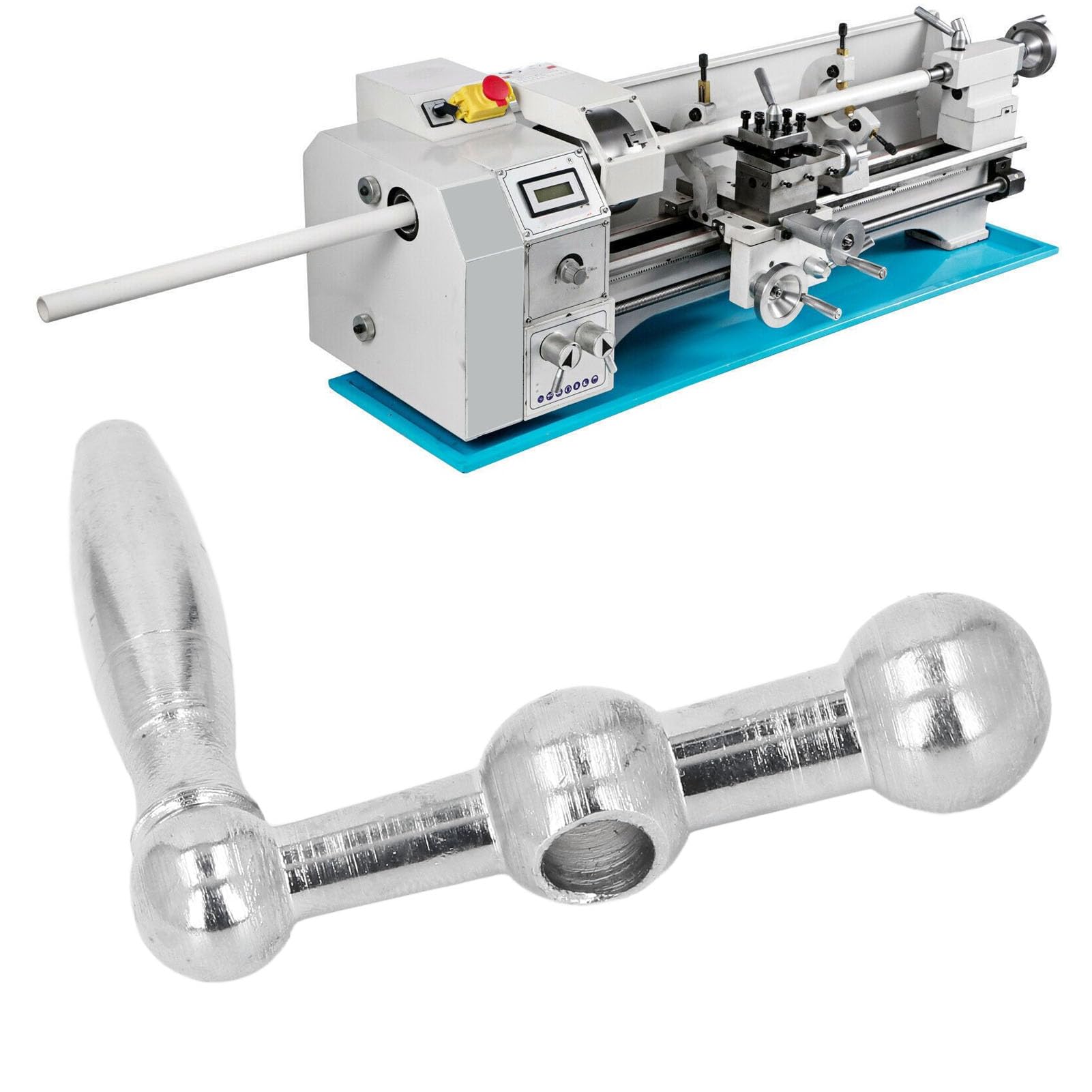 JAOCDOEN Mini Lathe Handle Lathe Crank Handle Iron Slide 3 Ball Handle for 7x10 0618 CJ18 CJ0618A 7x12 7x14 0618-3B Mini Lathe