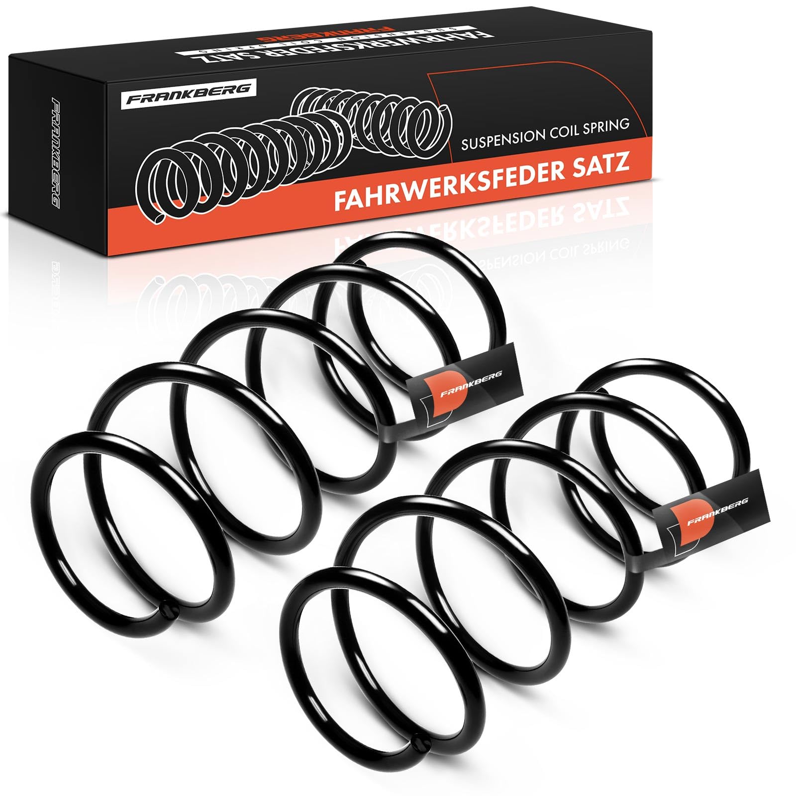 Frankberg 2 ressorts de suspension pour essieu avant gauche droit | Compatible avec:
