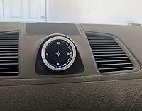 Vista 7 de iJDMTOY Cristal Rhinestone Interior Dashboard Analog_Clock Decoración Envolvente Anillo Trim Compatible con Porsche