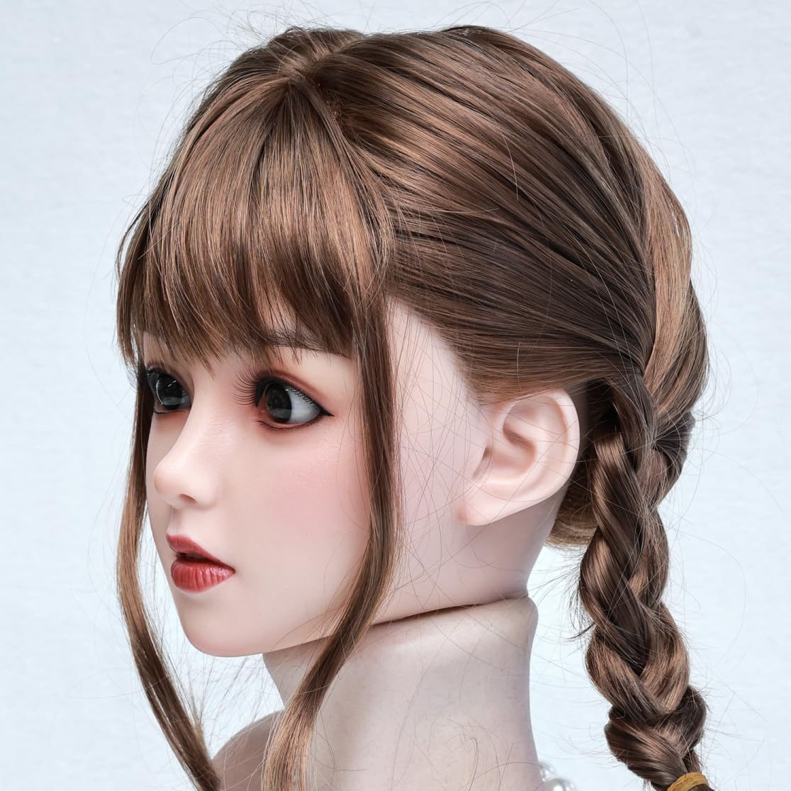 Amazon.co.jp: ドールの頭のみ ヘッド単体 シリコン製ドールHead