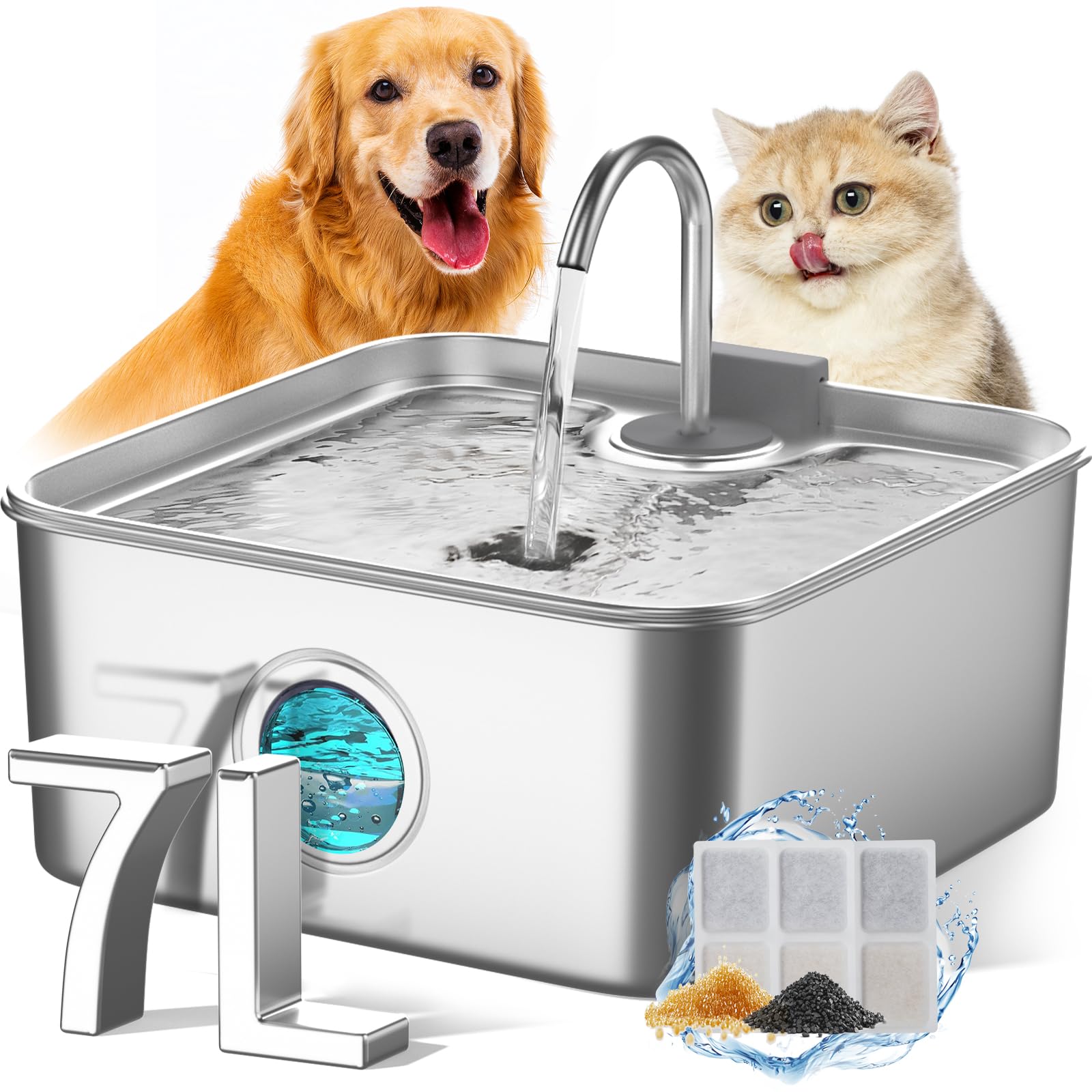 FUKUMARU Dog Water Fountain