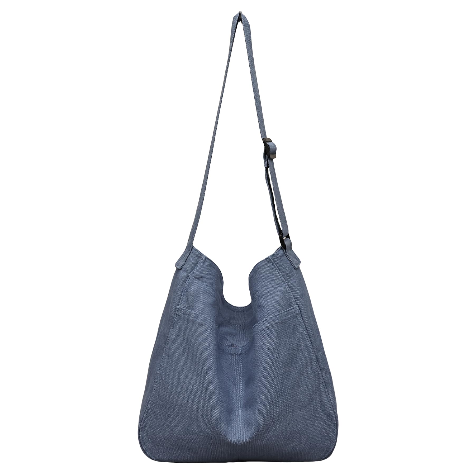 Hobo Bag Canvas Crossbody Shoulder Bag for Women and Men Large Casual Messenger Bags Canvas Tote Bag Travel Work