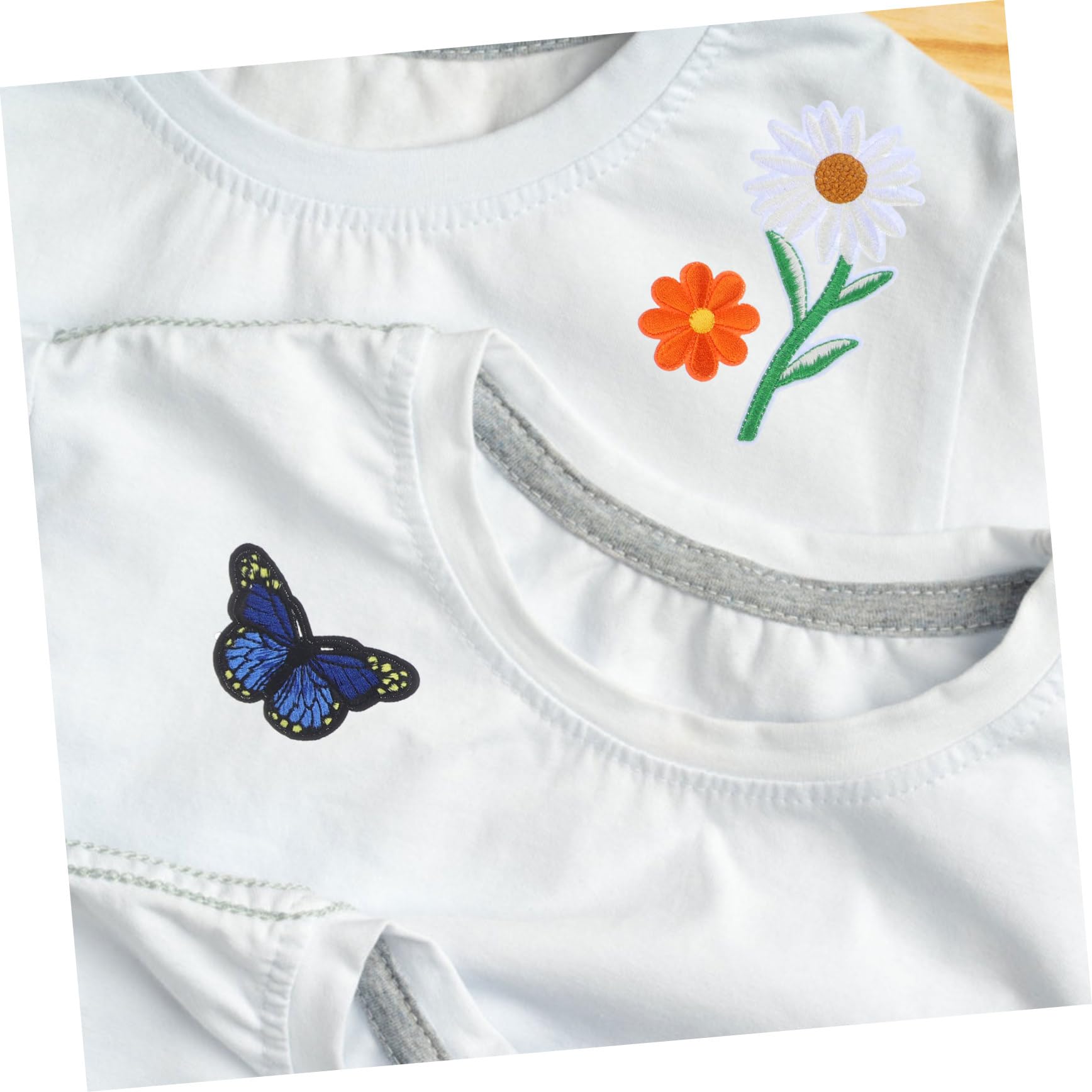 COHEALI 195pezzi Patches Ricamati Per Decorazione e Riparazione Toppe Termoadesive a Per Abbigliamento e Accessori Facile Applicazione Su Giubbotti e Jeans