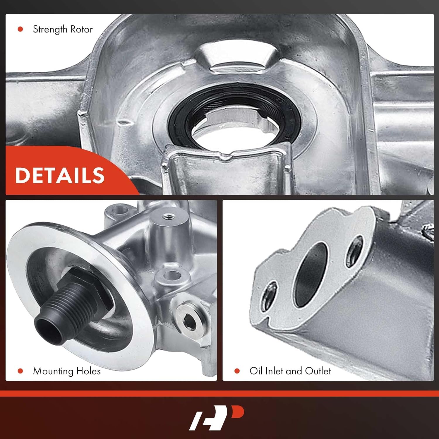 A-Premium Engine Oil Pump Compatible with Ford Focus 2000-2004, Escort 1991-2002 & Mercury Tracer 1991-1999, 1.9L 2.0L, with Gasket