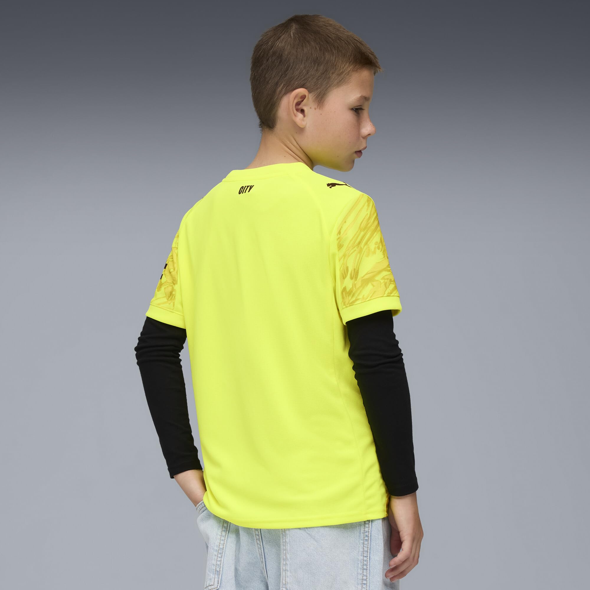 Maillot de Gardien Enfant Manchester City FC 2025/26 Jaune