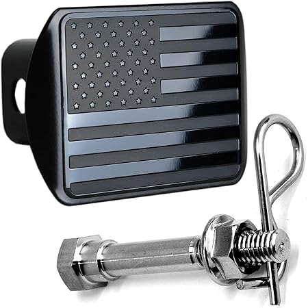EVerHitch American Black Flag Metal Hitch Cover Fits 2" Receivers - Foto 10