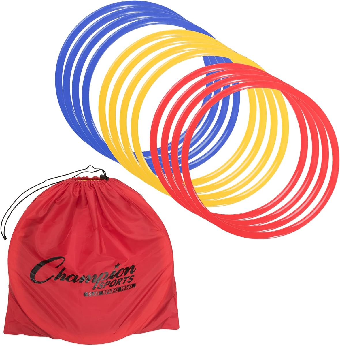Champion Sports Speed ​​Anillo Set Multicolor, Talla Única