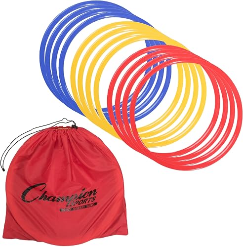 Champion Sports Speed Ring Set Yellow, One Size