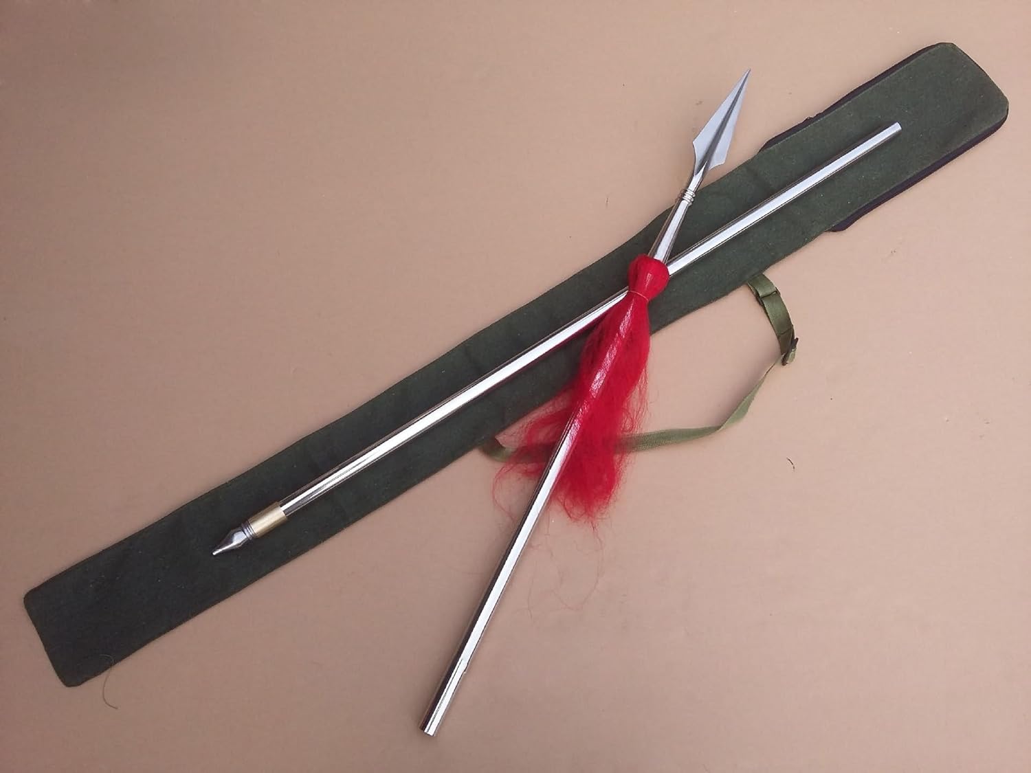 Tai Chi Spear/China Lance,Stainless Steel Rod,Kung fu Martial Arts Equipment