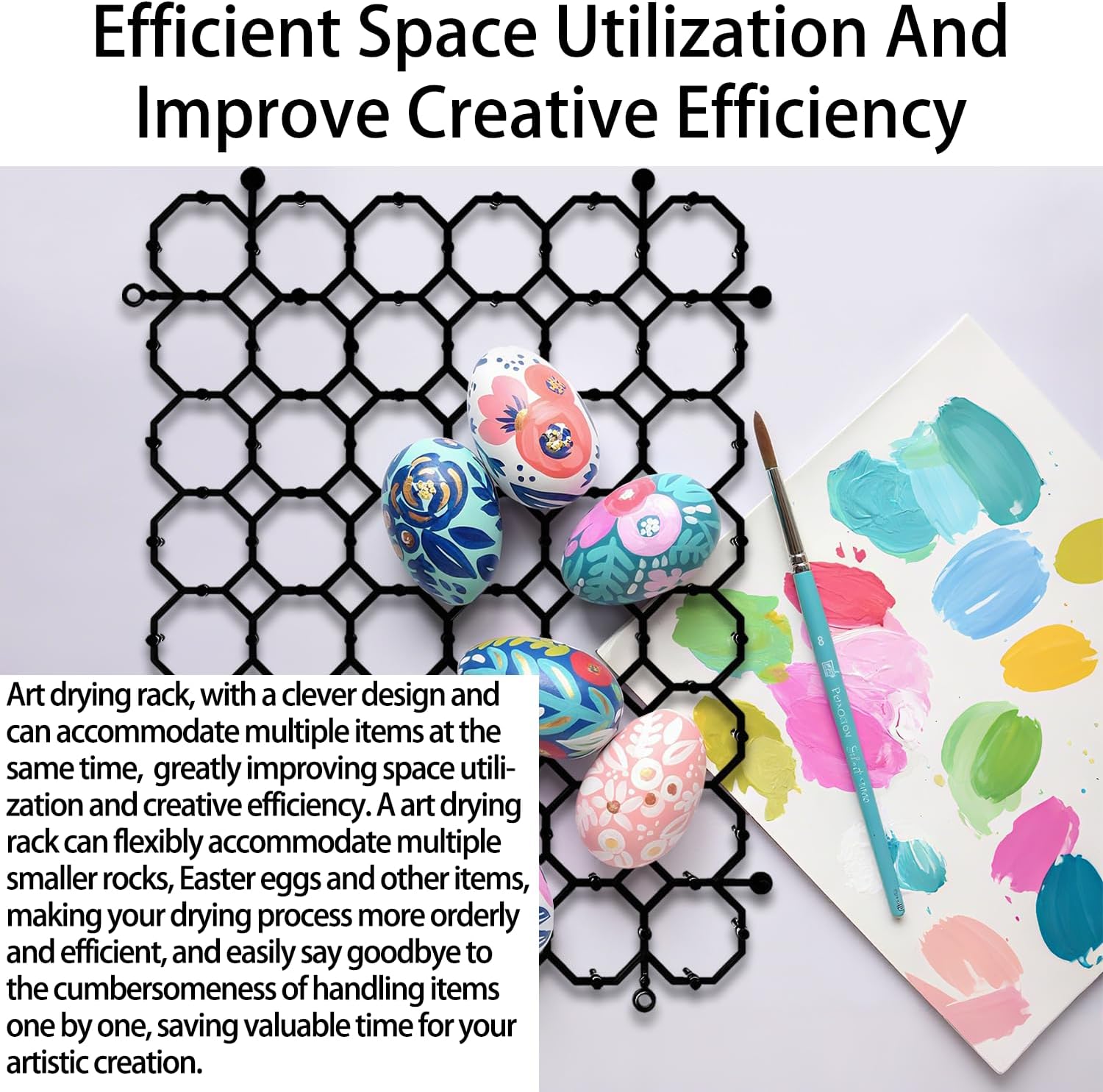 20 Pcs Craft Drying Rack, Eggs Drying Rack, Rock Drying Rack for Classroom Crafts Rocks and Egg Painting Perfect for Painting DIY Crafts and Other Small Arts and Crafts