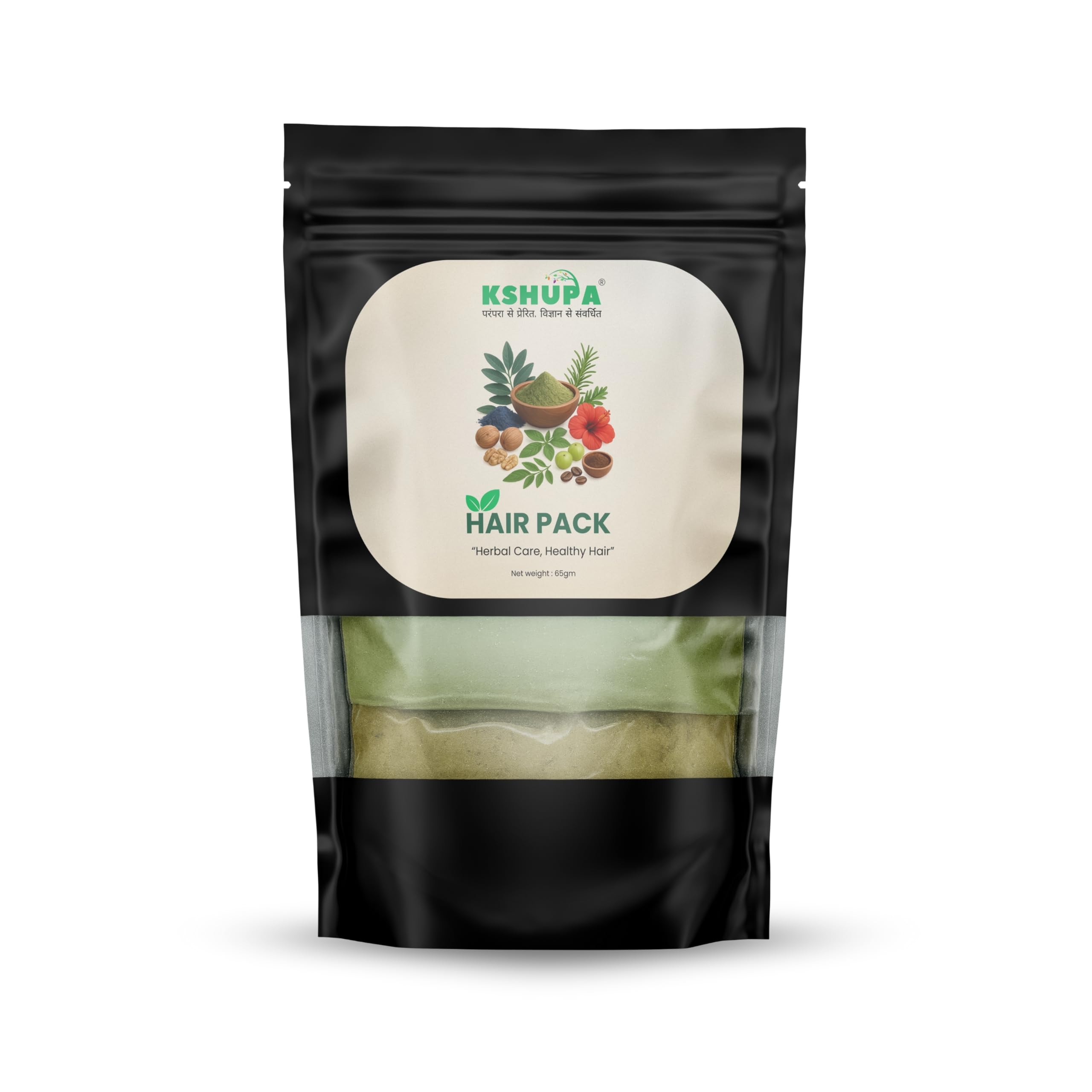 Natural Ayurvedic Hair Pack ∣ Ammonia-Free Indigo, Henna & Amla for Strength, Shine & Greying Control. | 65 GM-image-14