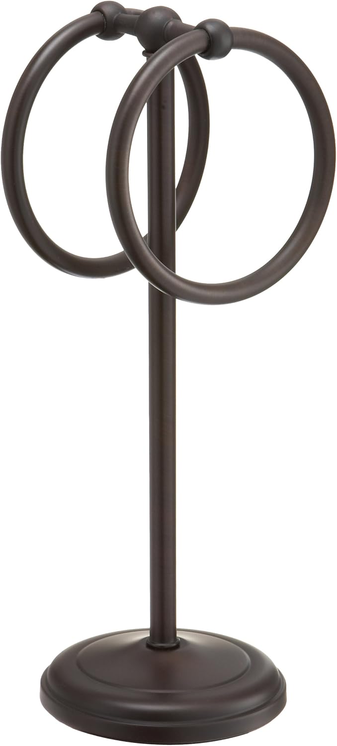 Taymor Pedestal Fingertip Towel Rings, Oil Rubbed Bronze