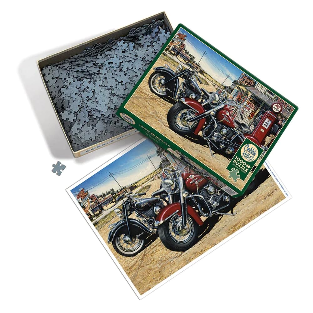 Cobble Hill 1000 Piece Puzzle - Two for The Road - Sample Poster Included, 1000 pieces, 8.27 x 11.02 inches - Image 3