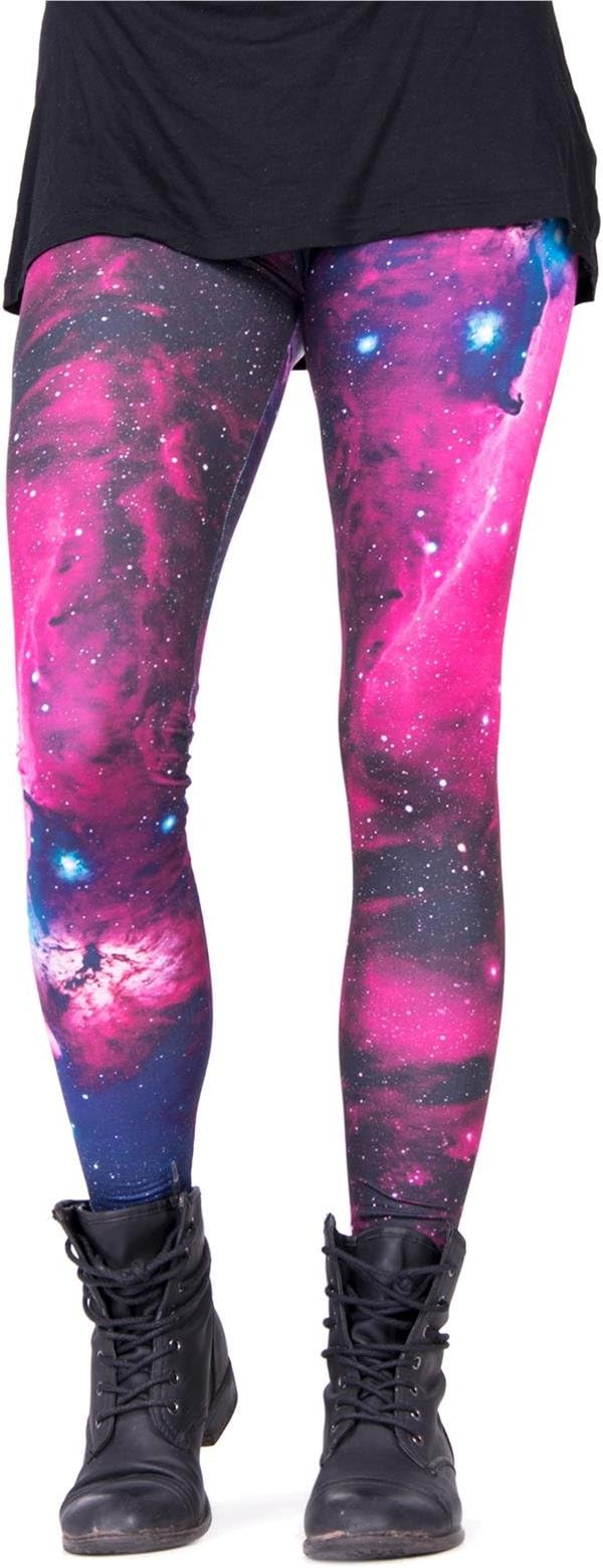 Printed Colorful Leggings (one Size) - Workout