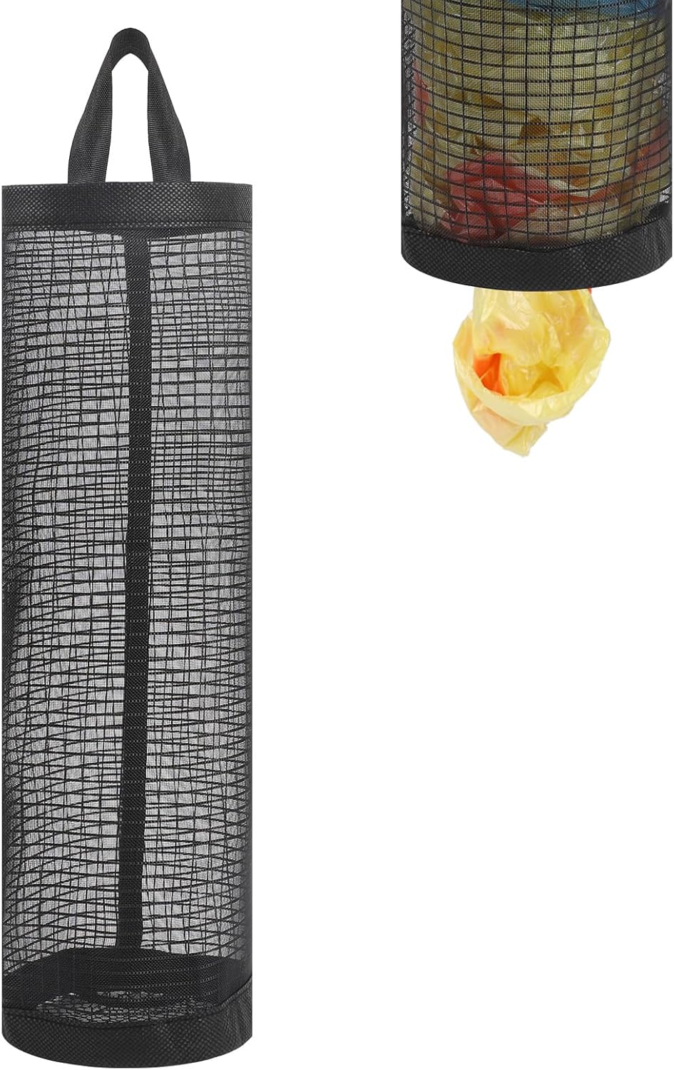 Plastic Bag Holders for Grocery Bags, Mesh Hanging Storage