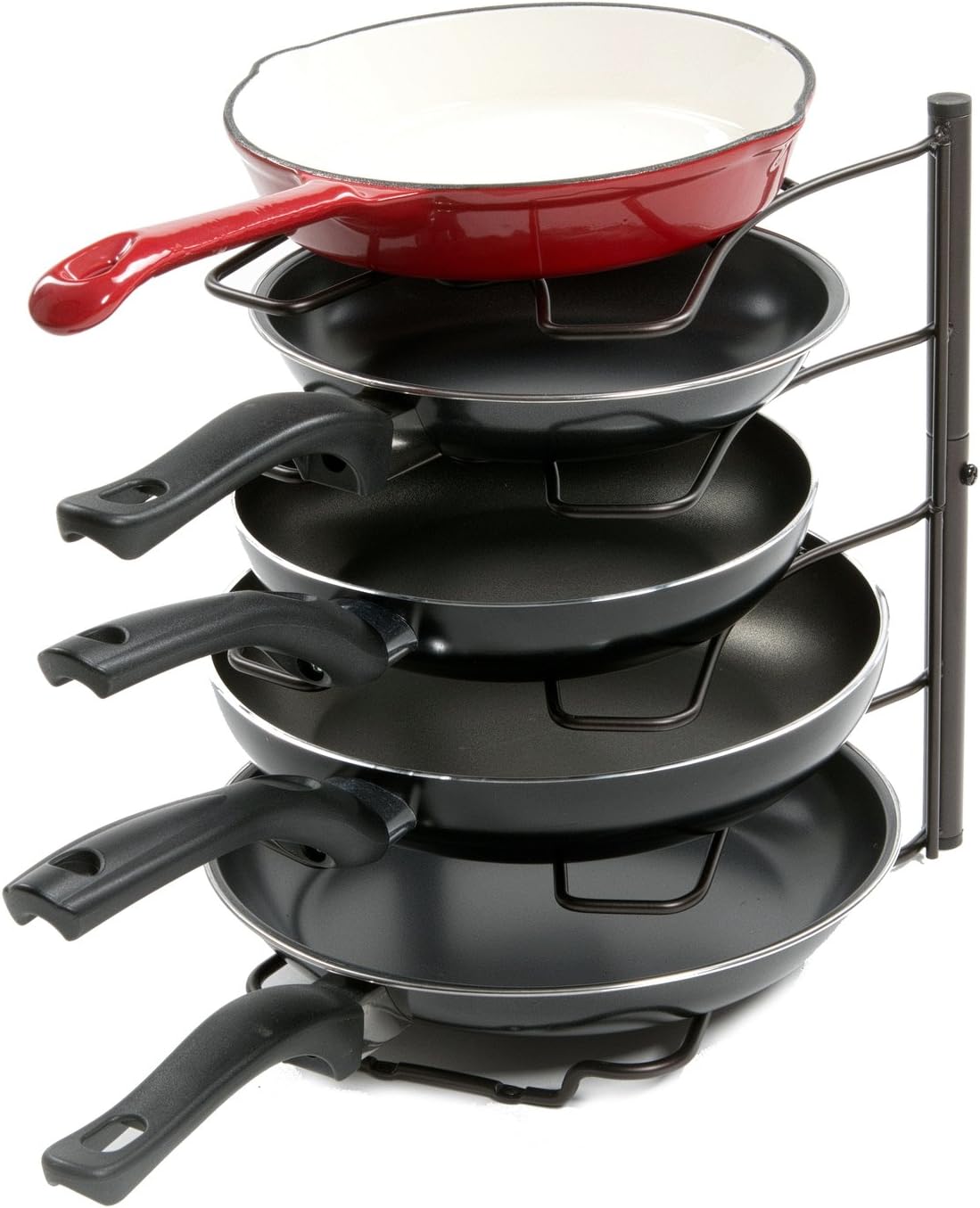 Amtido Pan Rack Holder Stand Organiser - Bronze