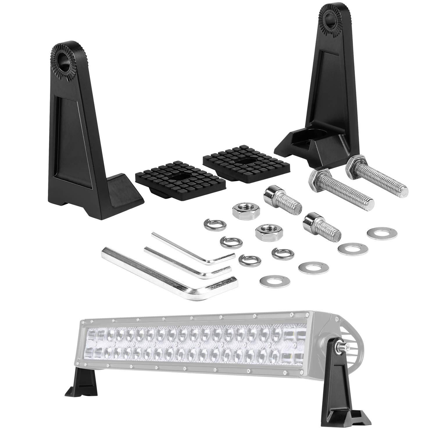 Buy Moso LED Side ing Brackets, Universal Side Bracket for Double Row