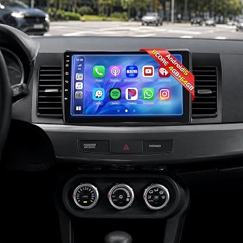 8 Core 4+64GB 10.1" Android 15 Car Radio for Mitsubishi Lancer 2008-2017