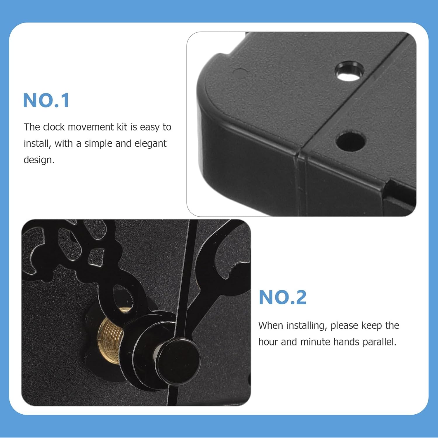 1 Set Counter clockwise Clock Mechanism Replacement Kit Quartz Movement Wall Clocks
