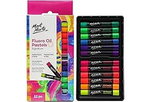 Mungyo Gallery Fluoro Oil Pastels: Unleash Your Artistic Vision with Vibrant Colors