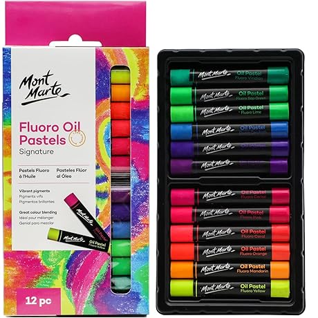 Mungyo Gallery Fluoro Oil Pastels: Unleash Your Artistic Vision with Vibrant Colors