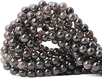 Vista 95 de 60 cuentas redondas sueltas de piedra dálmata natural de 0.236 pulgadas (0.236 in) para hacer joyas, hallazgos de bricolaje, 1 hebra de 15 pulgadas