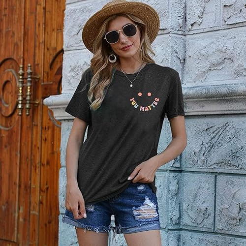 Miniatura 4 de Camiseta con texto en inglés "You Matter The Person Behind Me", camiseta con texto en inglés "You are Amazing Tshirt You are Amazing para mujer"