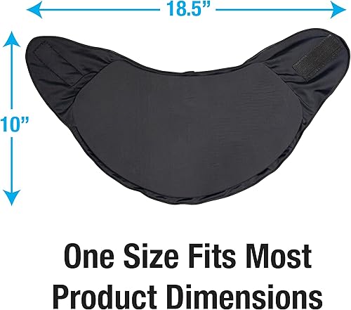 Miniatura 8 de Eurow Luxe - Envoltura de gel para terapia de frío y calor, ajustable, talla única para cuello, hombros, alivio del dolor de espalda, reutilizable