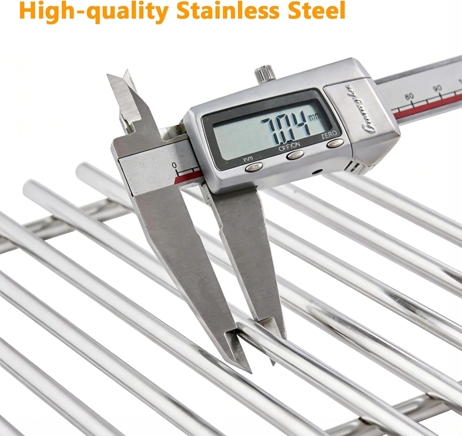 Grill Grates Replacement Parts for Blaze Traditional 3 4 5 Burner Grills, Stainless Steel Cooking Grids for Blaze Grill BLZ32034 BLZ-32-034 32-034 CG115SS BLZ-3LTE BLZ-5 BLZ-4LTE BLZ-3 BLZ-4, 4 Pack