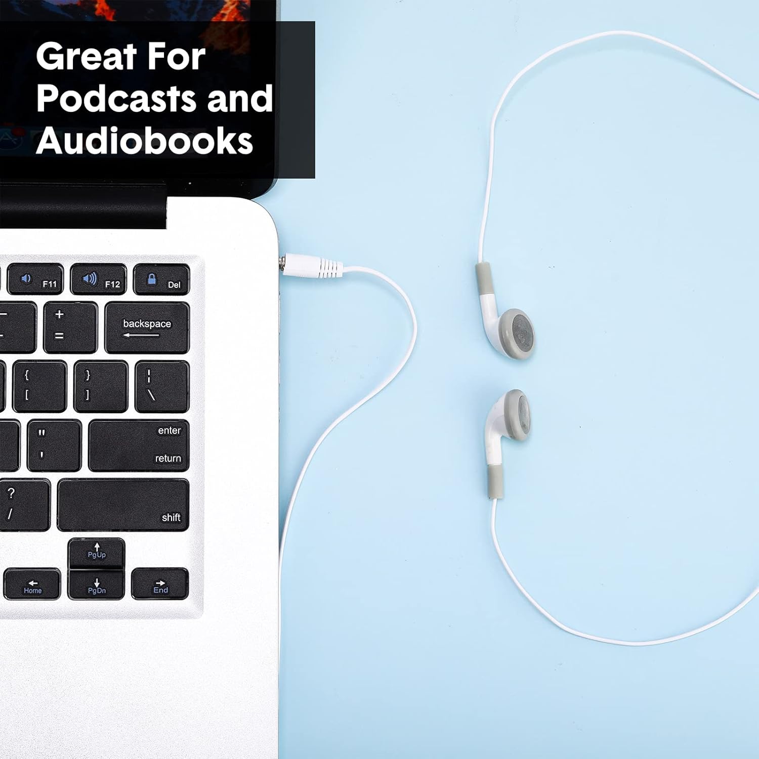 Xuhal 150 Packs Bulk Earbuds with Wired Earphones Headphones with 3.5mm Jack, Wired Ear Buds Bulk for Smartphone Laptop Library Hospital Adult Supplies