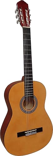 4 4 GITARRE KONZERTGITARRE CLASSIC NATUR DECKE LINDENHOLZ ENDKNOPF INSTRUMENT C22