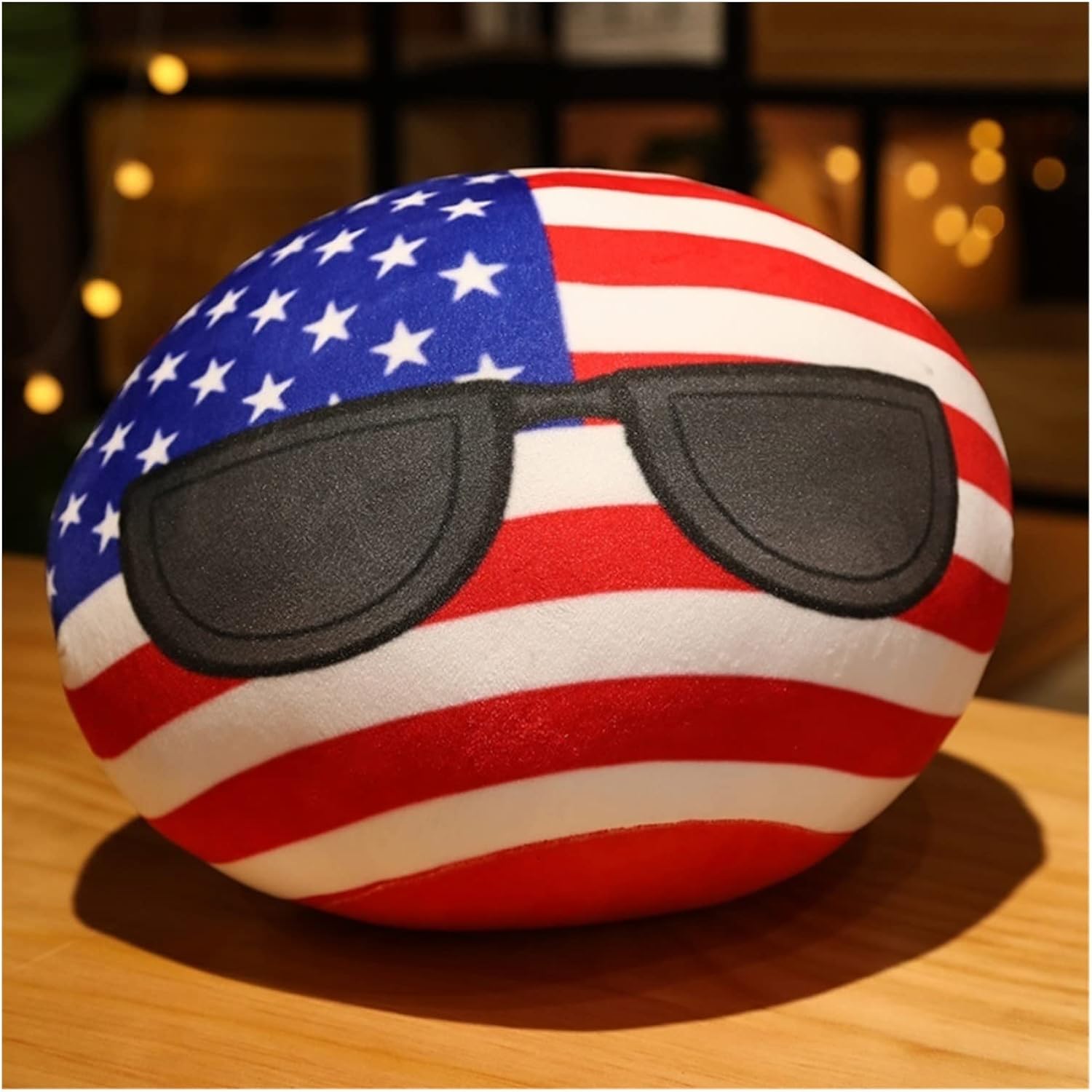 10/30/40cm Country Ball Decorate Polish Ball Plush Country Ball USA France UK Japan Germany Italy Decor (Color : 2, Size : 40cm)