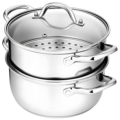 CHEFBEE 3.2QT Stainless Steel Steamer for Cooking