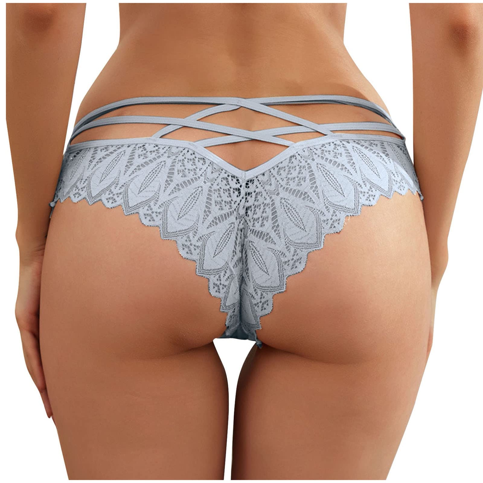 Womens Underwear Lace Thongs Sexy Underwears Panties No Show Underpants Ladies Lightweight T Briefs String Lingerie