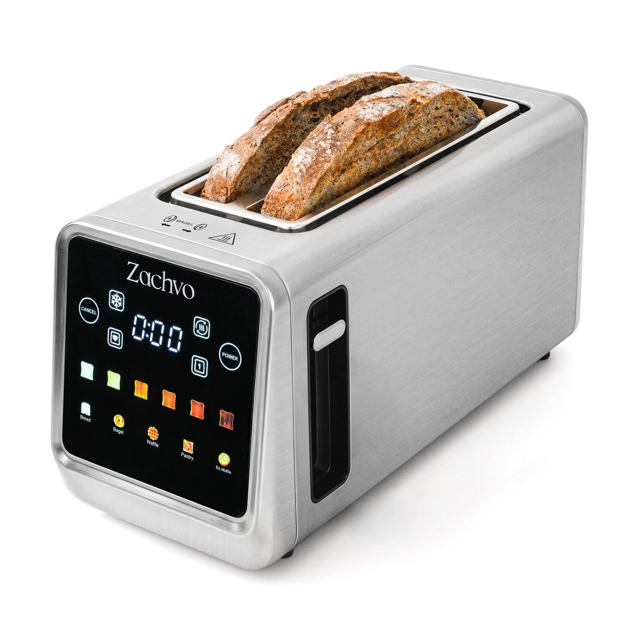 Zachvo Glow-F1L Long Slot Toaster with Smart Touchscreen