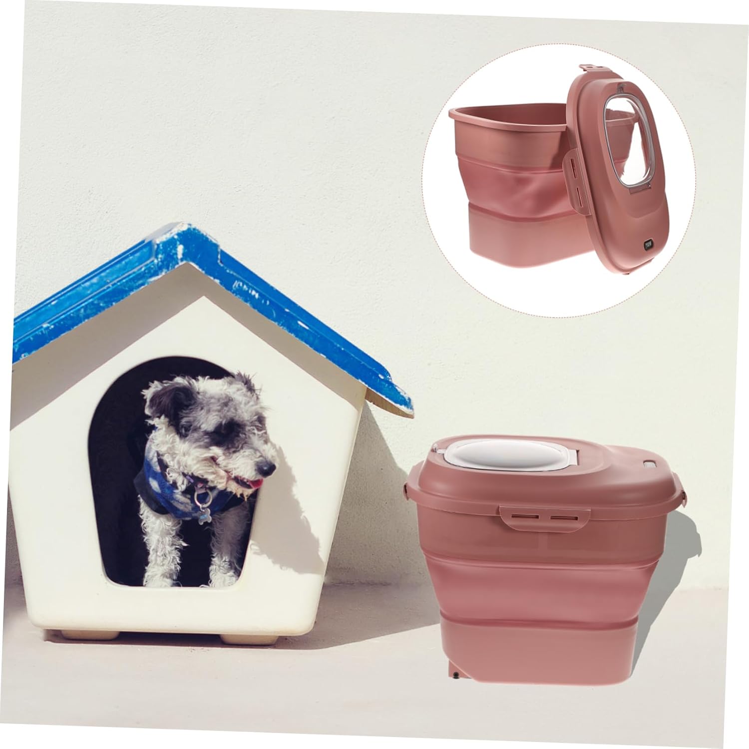 MERRYHAPY Large Food Storage Container Multi-function Moisture Bin Cover for Convenient Home Use