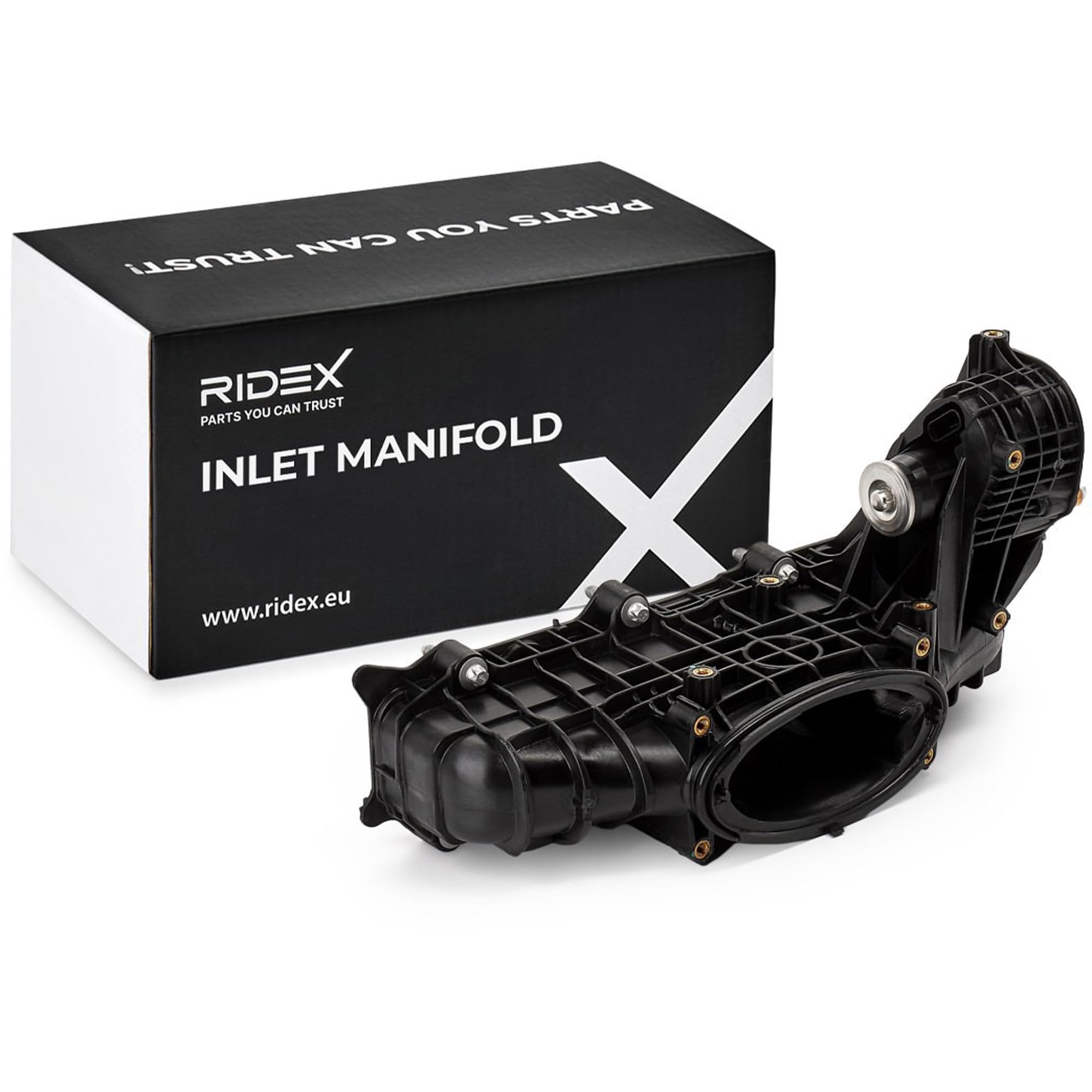 RIDEX 1640F0131 Raccordo Collettore aspirazione con regolatore/attuatore con guarnizioni con bulloni/viti Compatibilità con MERCEDES-BENZ VITO/MIXTO Furgonato W639 Diesel